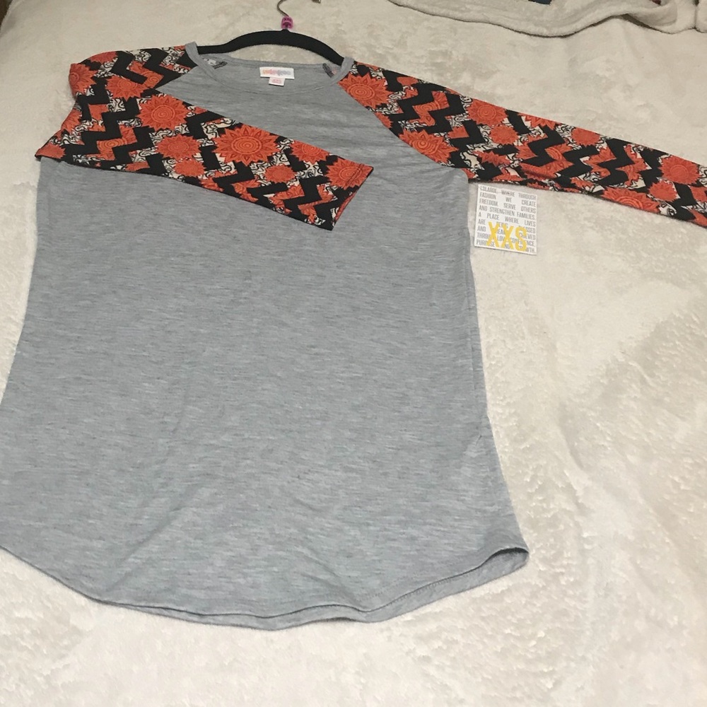 Lularoe randy baseball tee